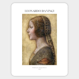 Profile of a Young Fiancé - 1495 Poster Sticker